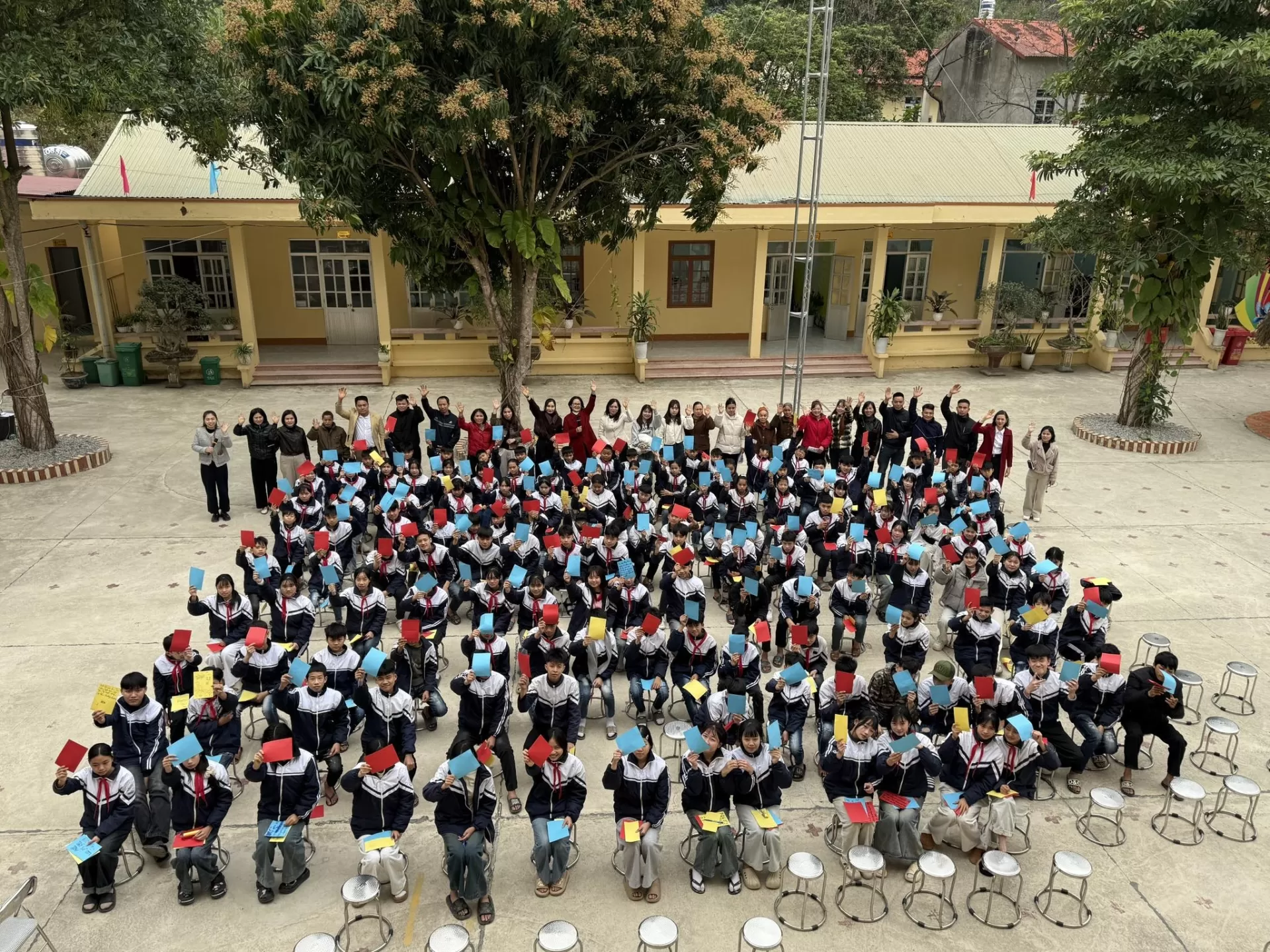 Liên đội trường TH&THCS Tân Thành-xã Nhất Hòa