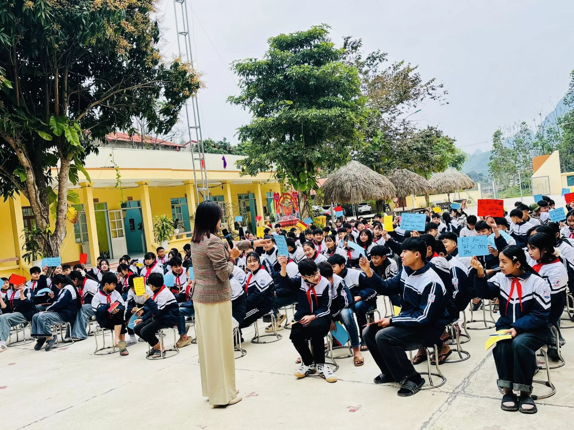 Liên đội trường TH&THCS Tân Thành-xã Nhất Hòa