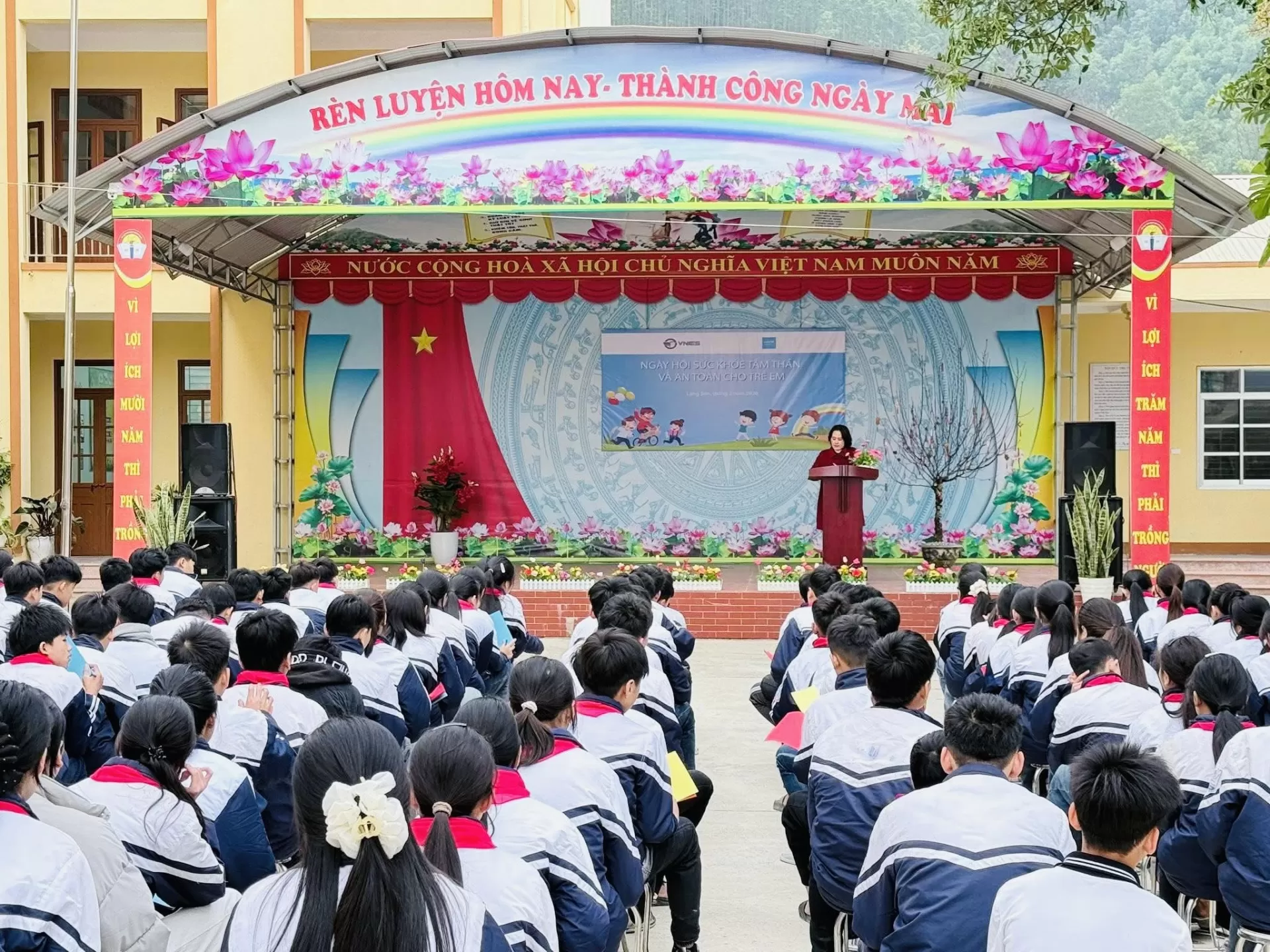 Liên đội trường TH&THCS Tân Thành-xã Nhất Hòa